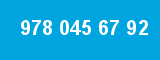 978 045 67 92 978 045 67 92